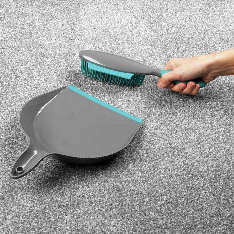 Beldray Pet Plus rubber dustpan and brush set (British brand)