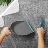 Beldray Pet Plus rubber dustpan and brush set (British brand)