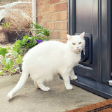 Sureflap microchip cat flap grey and white (British brand)