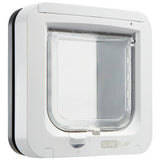 Sureflap microchip cat flap grey and white (British brand)