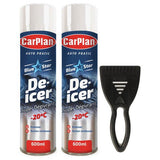CarPlan De-Icer Twin Pack, imported from the UK