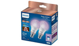 Argos Philips WiZ A60 B22 Colour Smart Light Bulb - Pack of 2- Buy online at McGrocer