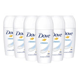 Costco UK Dove Original Roll-On Anti-Perspirant Deodorant 6 x 50ml- Buy online at McGrocer