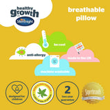 Silentnight Healthy Growth breathable pillow, imported from the UK