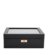 Harrods WOLF Vegan Leather Axis 8-Piece Watch Box- Buy online at McGrocer
