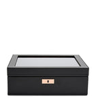 WOLF Vegan Leather Axis Watch Box 8-piece (British brand)
