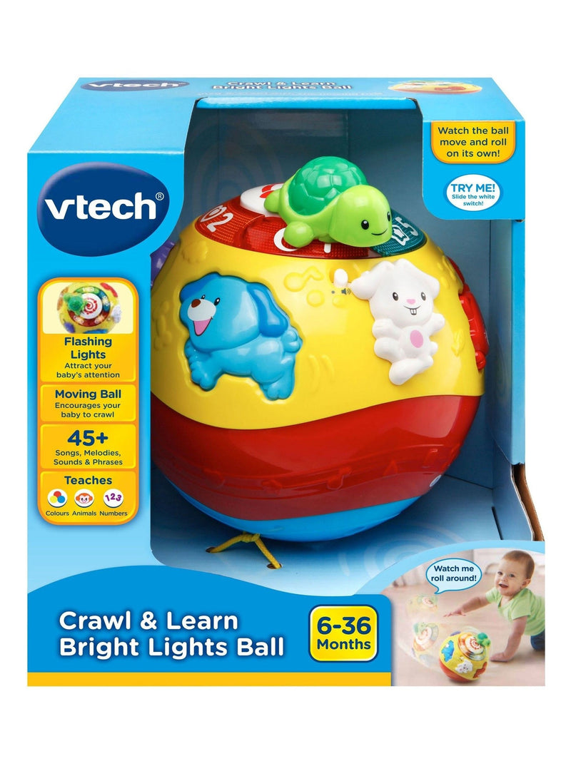 VTech Crawl and Learn Bright Lights Ball baby toy (British brand)