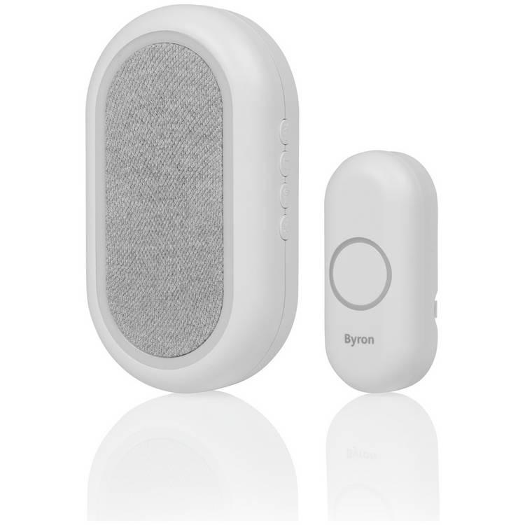 Byron wireless plug-in doorbell white, UK version