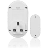 Byron wireless plug-in doorbell white, UK version