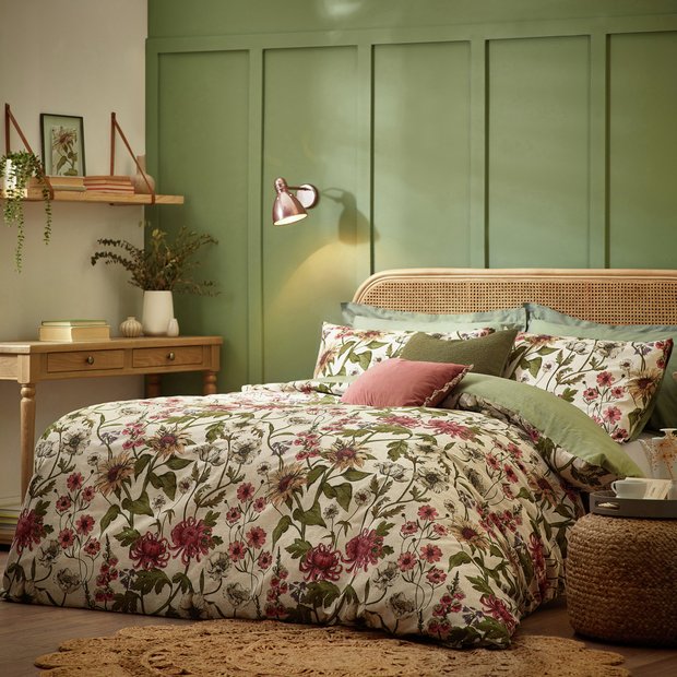 Wylder Wallflower Natural bedding set double (British brand)