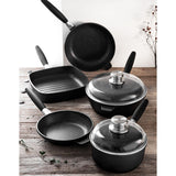 BergHOFF Champion Eurocast 7-piece cookware set, imported from the UK