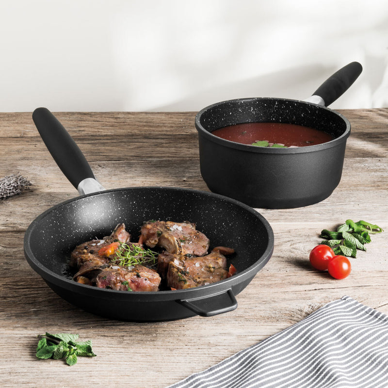BergHOFF Champion Eurocast 7-piece cookware set, imported from the UK