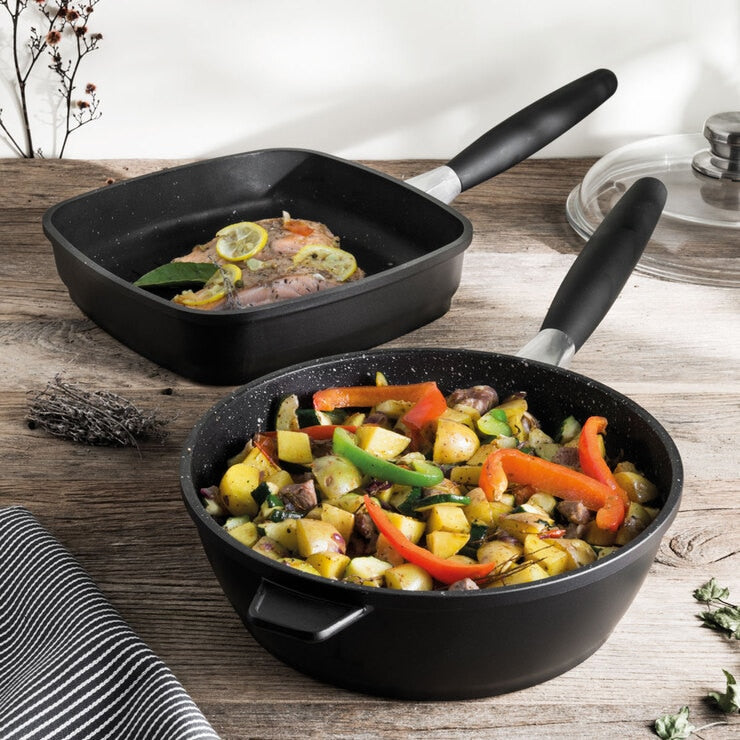 BergHOFF Champion Eurocast 7-piece cookware set, imported from the UK