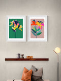 East End Prints green lily wall art prints set - British product