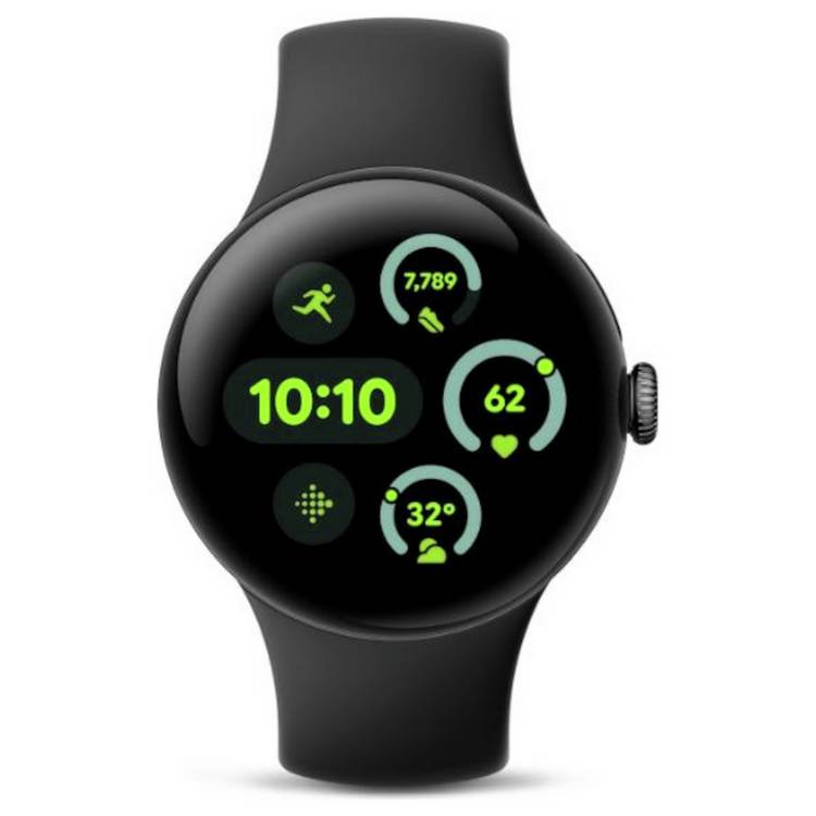 Google Pixel Watch 3 41mm smartwatch black, imported from the UK