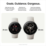 Google Pixel Watch 3 41mm smartwatch black, imported from the UK