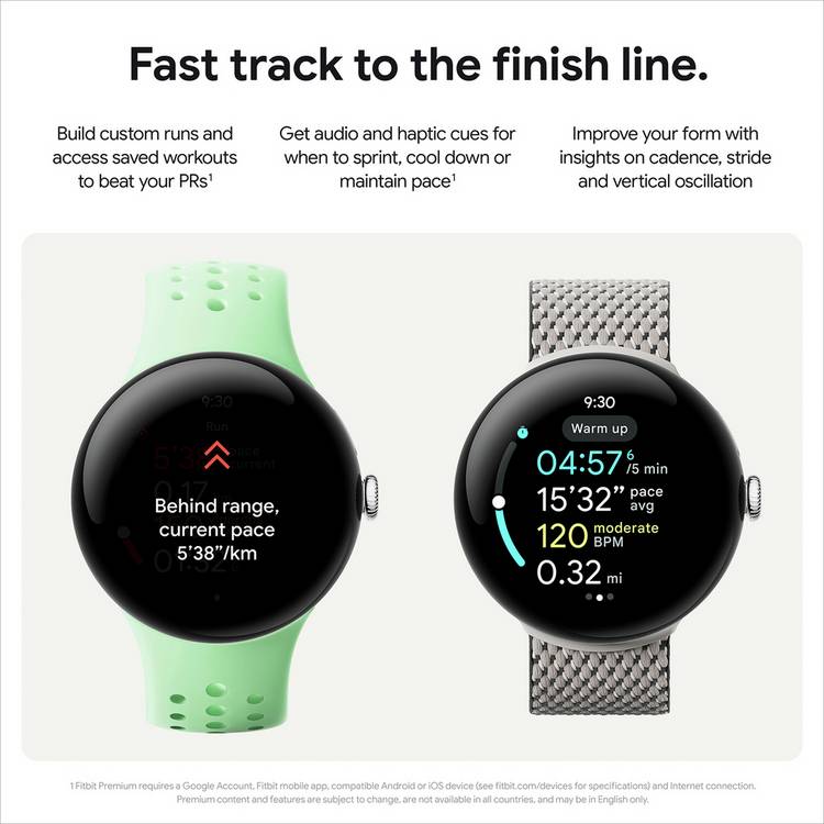 Google Pixel Watch 3 41mm smartwatch black, imported from the UK