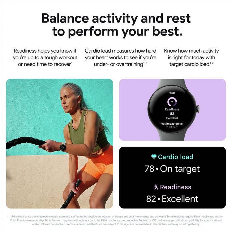 Google Pixel Watch 3 41mm smartwatch black, imported from the UK