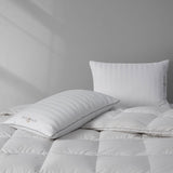 Costco UK Hotel Grand Feather & Down Rolled Pillow 2 Pack (50 x 71 cm)- Buy online at McGrocer