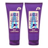 Costco UK Aussie Miracle Moist 3 Minute Hair Treatment 2 x 350ml- Buy online at McGrocer