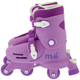 MoVe 2-in-1 adjustable junior skates purple, imported from the UK