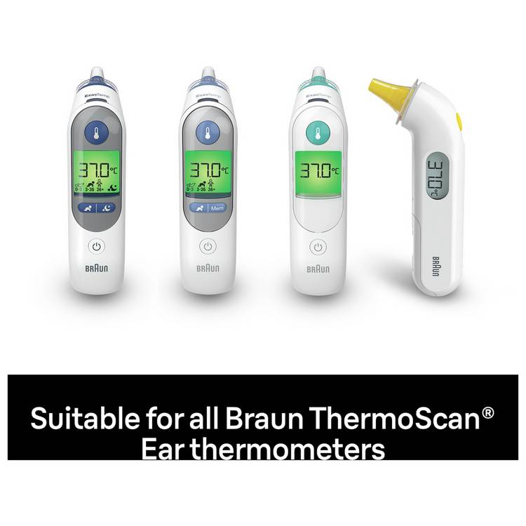 Braun LF40 hygiene caps for ThermoScan ear thermometer - British product