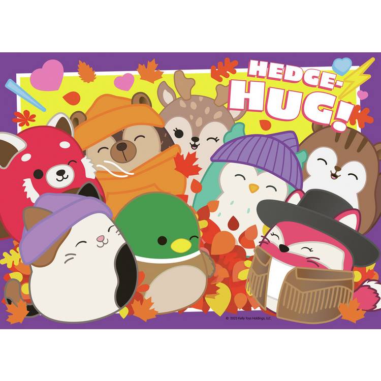 Squishmallows puzzle set 4 seasonal scenes 400 pieces, imported from the UK