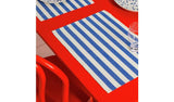 Argos Habitat 60 Maubec Stripe Ribbed Placemats Set of 4 Blue- Buy online at McGrocer
