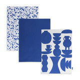 Habitat Maubec tea towels blue pack of 3 - British product