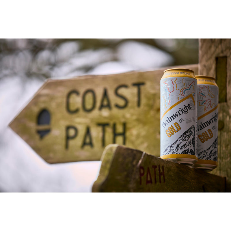 Wainwright Golden Ale beer cans 4 x 500ml (British brand)