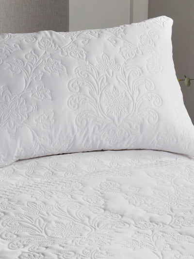 Next Serene White Avery Stripe So Soft Duvet Cover Set- Buy online at McGrocer