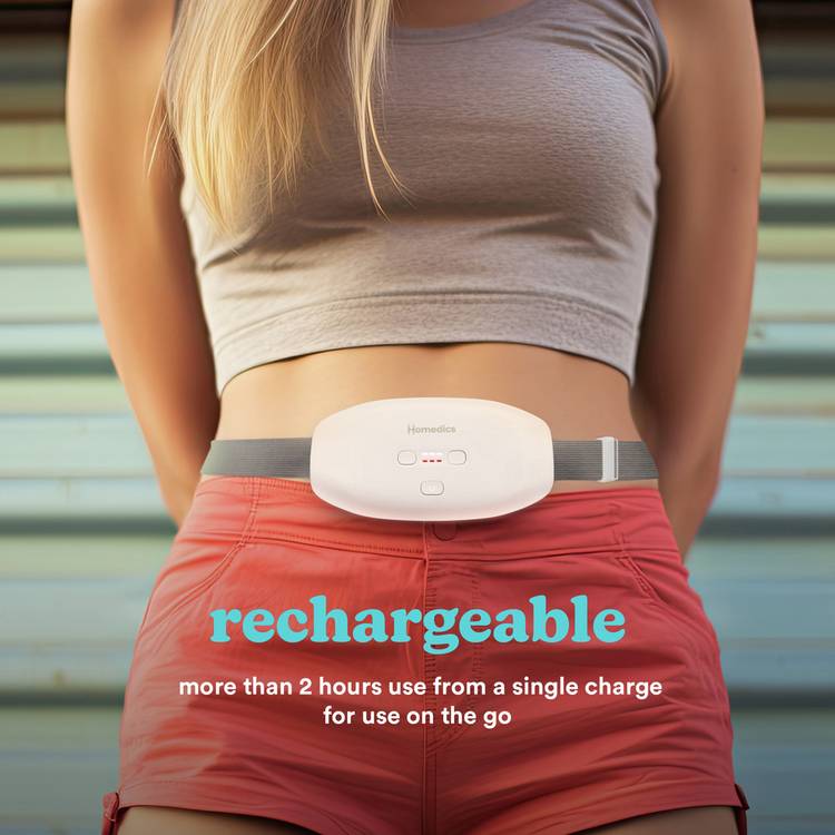Homedics Cycle Comfort femcare belt with heat and vibration, UK version