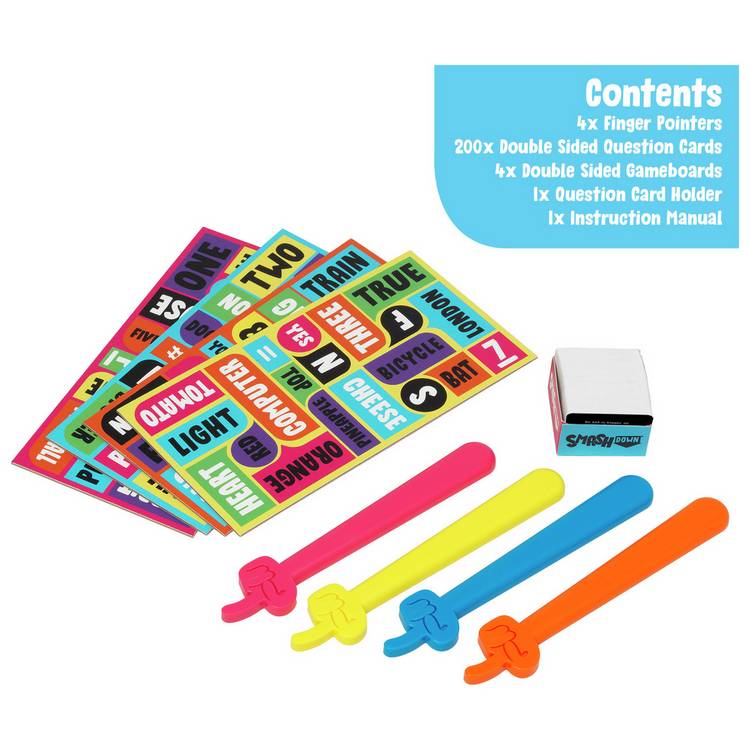 Idea Smash Down board game family trivia fun - British product