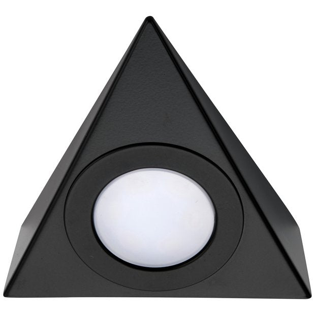 Camber Lighting Vox steel LED cabinet light Black - British product