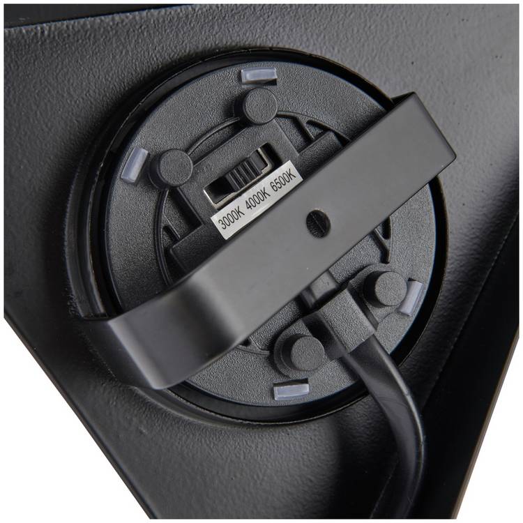 Camber Lighting Vox steel LED cabinet light Black - British product