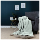 Slumberdown heated throw blanket Pistachio 130x160cm - British product