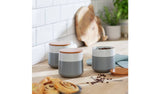 Habitat Speckle 3 piece storage canister set - British product