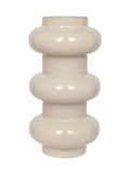 Libra Interiors cream ovolo enamel iron medium vase (British brand)