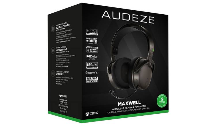 Audeze Maxwell wireless Xbox headset black, imported from the UK