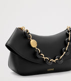 LOEWE Ola shoulder bag in calf leather with pebble hardware - British product