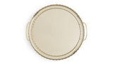 Habitat gold tone steel tray with handles, UK version