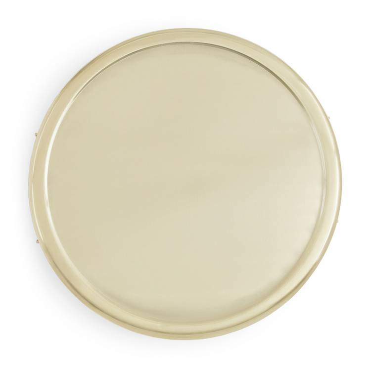 Habitat gold tone steel tray with handles, UK version