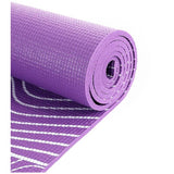 Opti PVC yoga mat 6mm purple, imported from the UK