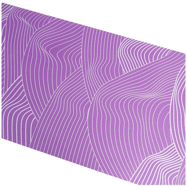 Opti PVC yoga mat 6mm purple, imported from the UK