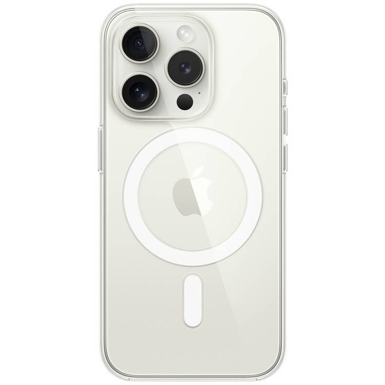 Apple iPhone 15 Pro clear case with MagSafe, British brand