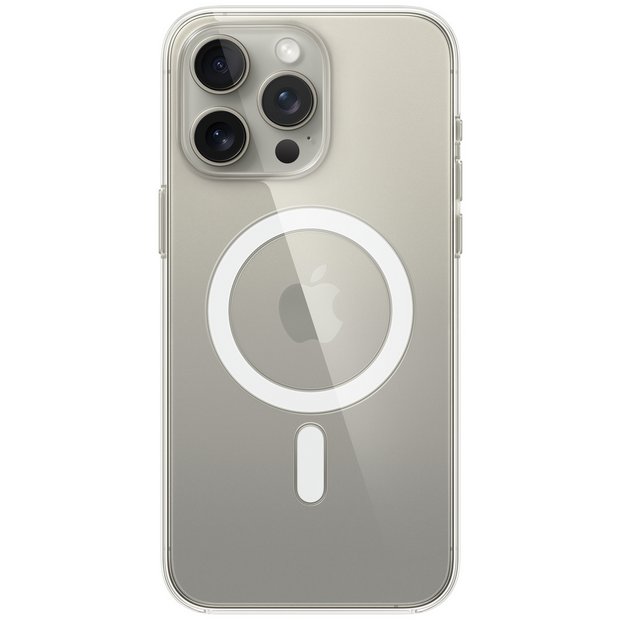 Apple clear MagSafe phone case iPhone 15 Pro Max (British brand)