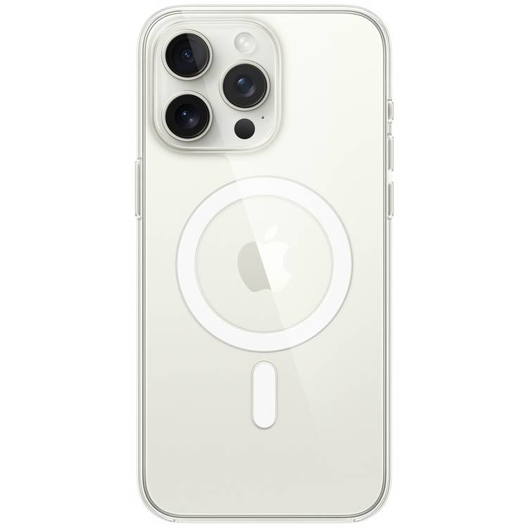 Apple clear MagSafe phone case iPhone 15 Pro Max (British brand)