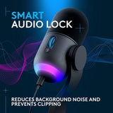 Logitech G Yeti GX USB dynamic RGB streaming microphone (British brand)