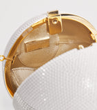 Judith Leiber crystal tennis ball clutch bag (British brand)