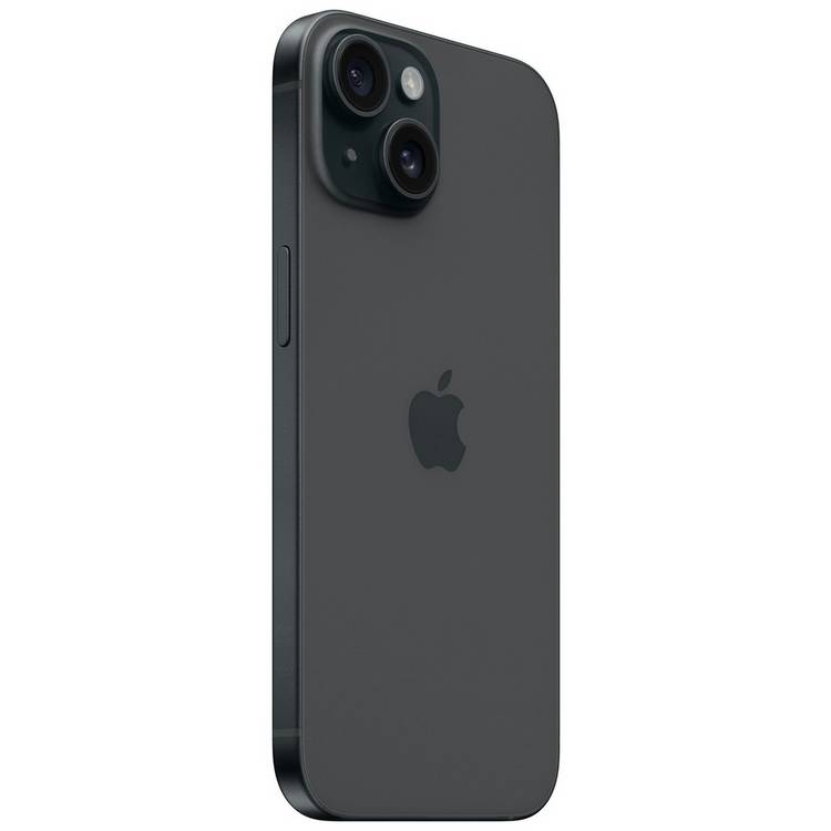 Apple iPhone 15 128GB Black smartphone (British brand)